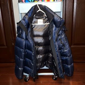 Boys like new SAM authentic size10 navy blue puffer coat